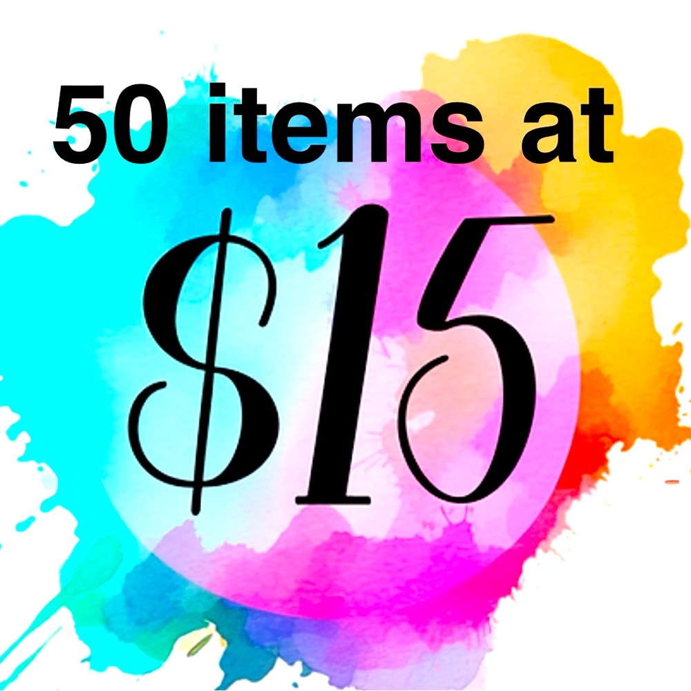 50 items priced at only $15!